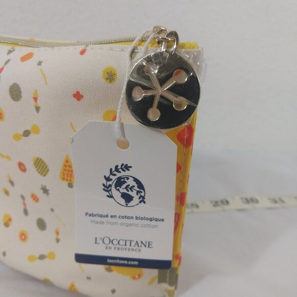 L’Occitane En Provence Makeup Bag Recycled Cotton Pouch NEW - Picture 4 of 8